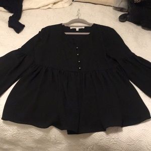 Black banana republic x Olivia palermo blouse